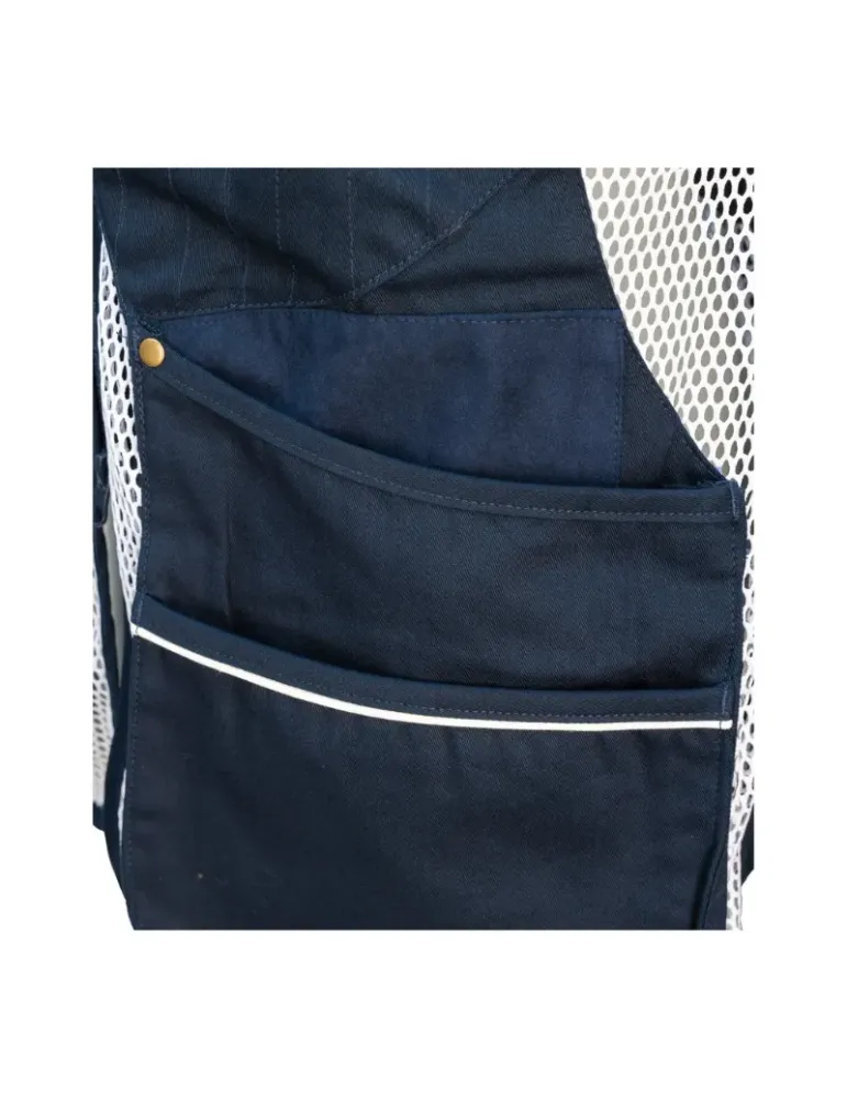 Gilet de tir Browning Sport Shooter bleu gaucher