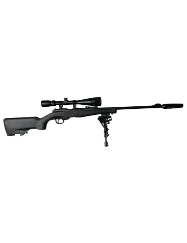 Pack carabine à verrou Hatsan C cal.22LR + lunette + bipied + modérateur de son