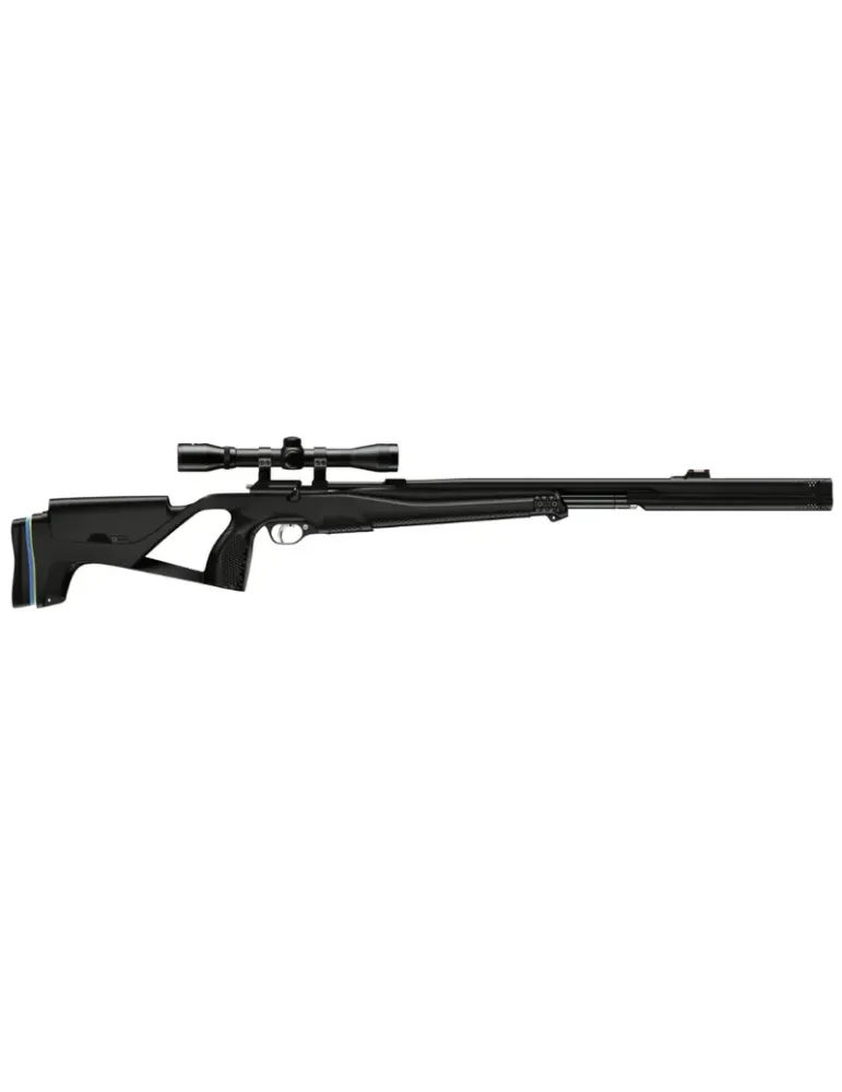 Pack carabine air comprimé PCP Stoeger XM1 S4 Combo cal.4.5mm 19.9J + lunette 4x32 + pompe + 3 chargeurs