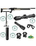 Pack PCP Snowpeak AP1000 Mercury cal.5.5mm 38J + pompe + Hikmicro Alpex Lite + lampe infrarouge + montage-réglage offert