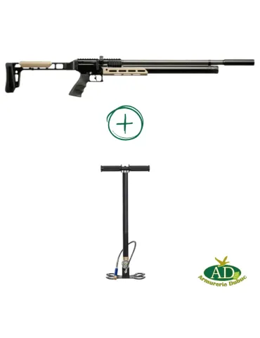 Pack carabine PCP avec pompe Snowpeak AP1000 Mercury cal.5.5mm 38J