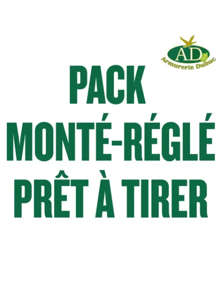 Pack carabine air comprimé PCP Gamo HPA cal.5.5mm 40J + lunette 6-24x50 + modérateur de son + bipied + pompe