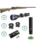Pack carabine à verrou Franchi Horizon Elite Gray cal.30-06 Springfield + lunette Hawke Vantage 30WA 3-12x56 + modérateur de son