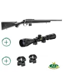 Pack carabine à verrou Bergara BMR Carbon cal.17HMR + Lunette Microdot First 3-9x40 AO