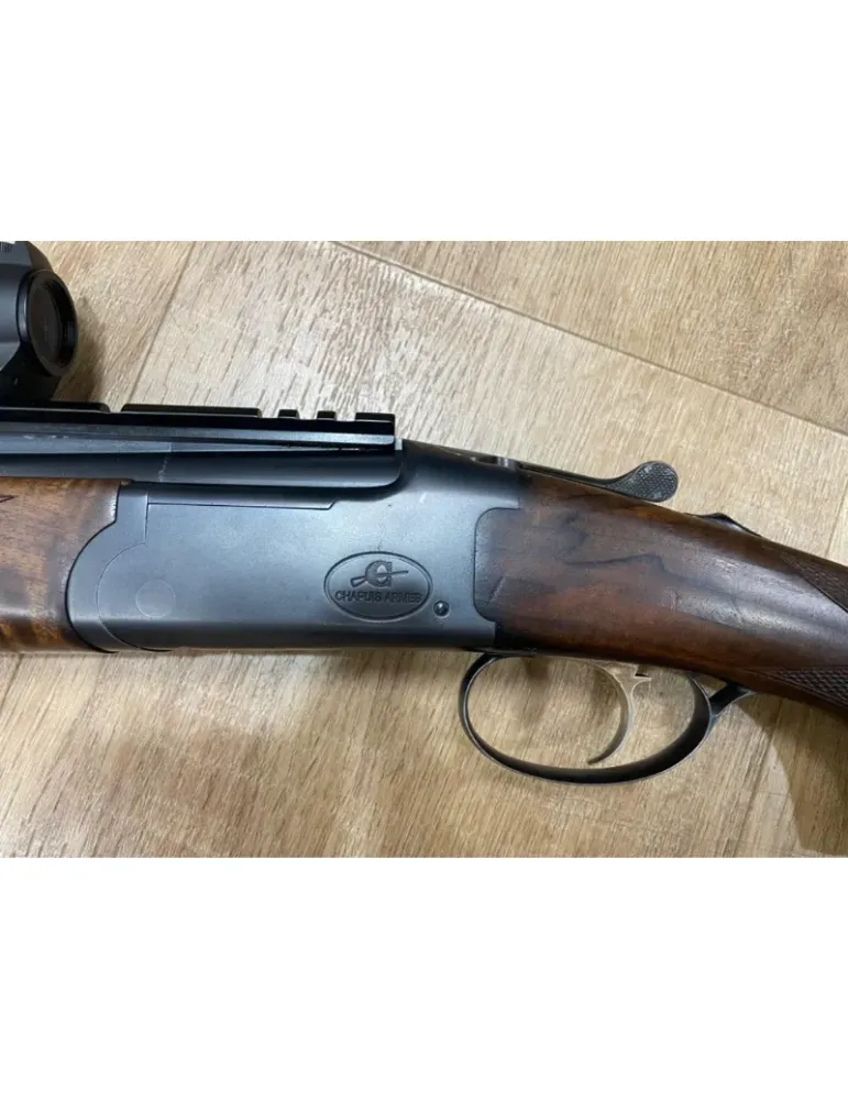 Carabine express Superposé Chapuis S12 cal. 8x57JRS + Holosun HS403R