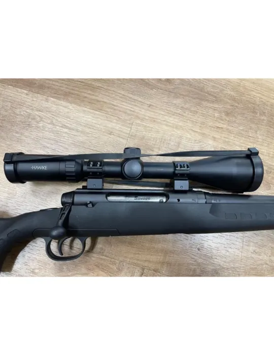 Carabine à verrou Savage Axis cal.243Win + Hawke FastMount 3-9x50