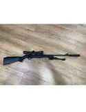 Carabine à verrou Rossi 8122 cal.22LR + lunette 4x32 + bipied + modérateur de son