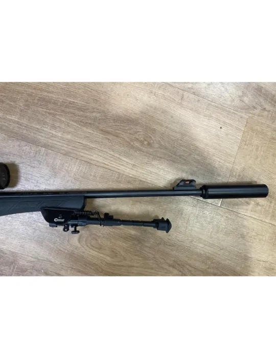 Carabine à verrou Rossi 8122 cal.22LR + lunette 4x32 + bipied + modérateur de son