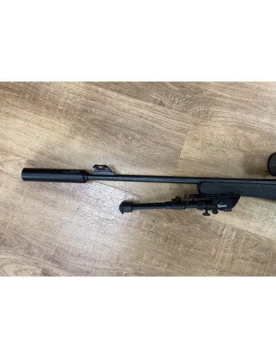 Carabine à verrou Rossi 8122 cal.22LR + lunette 4x32 + bipied + modérateur de son