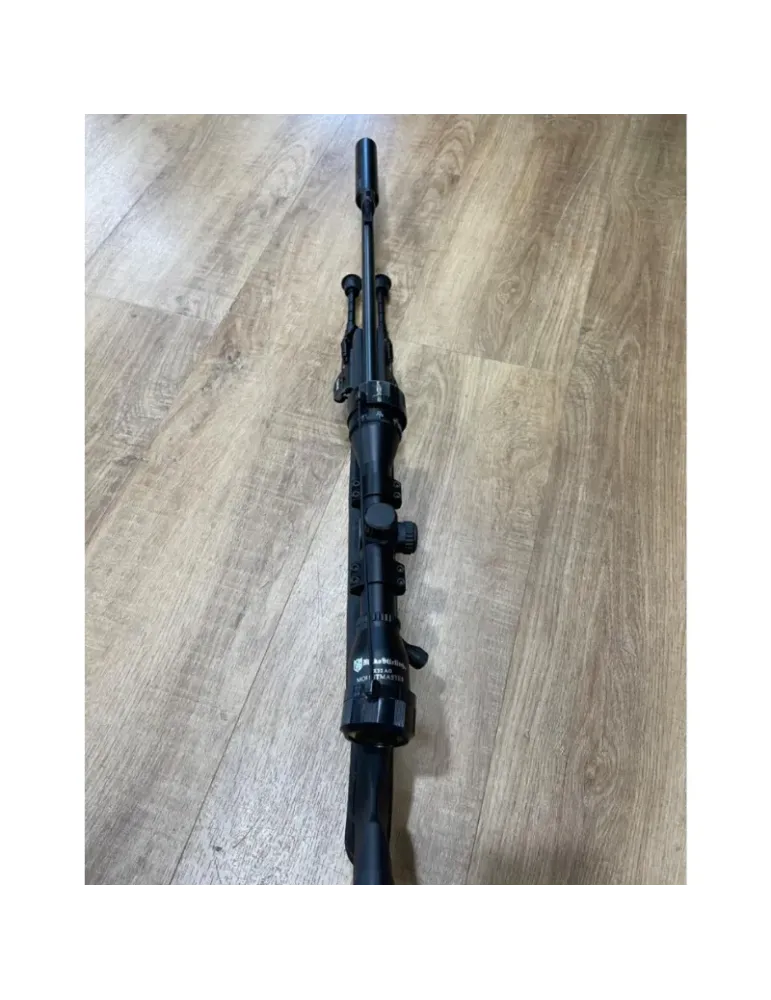 Carabine à verrou Rossi 8122 cal.22LR + lunette 4x32 + bipied + modérateur de son